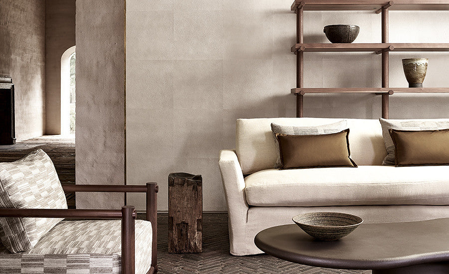 MW123/02 Washi Collage II Moonrock Wallpaper by Mark Alexander