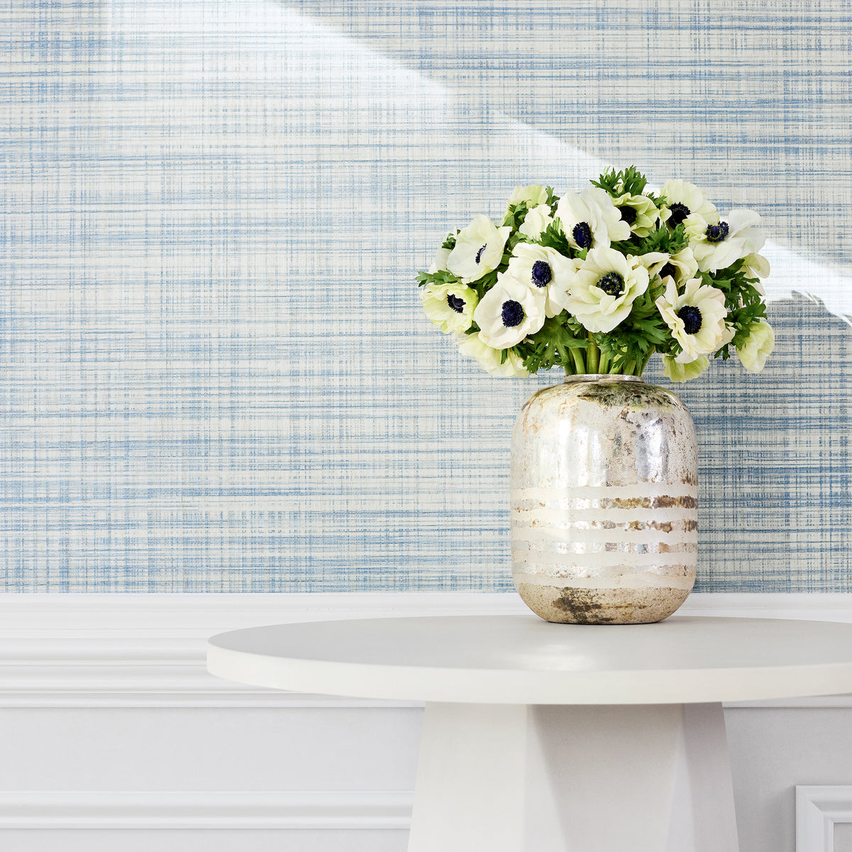 Bryson Willow Tree Blue Wallpaper by Anna French | AT23162
