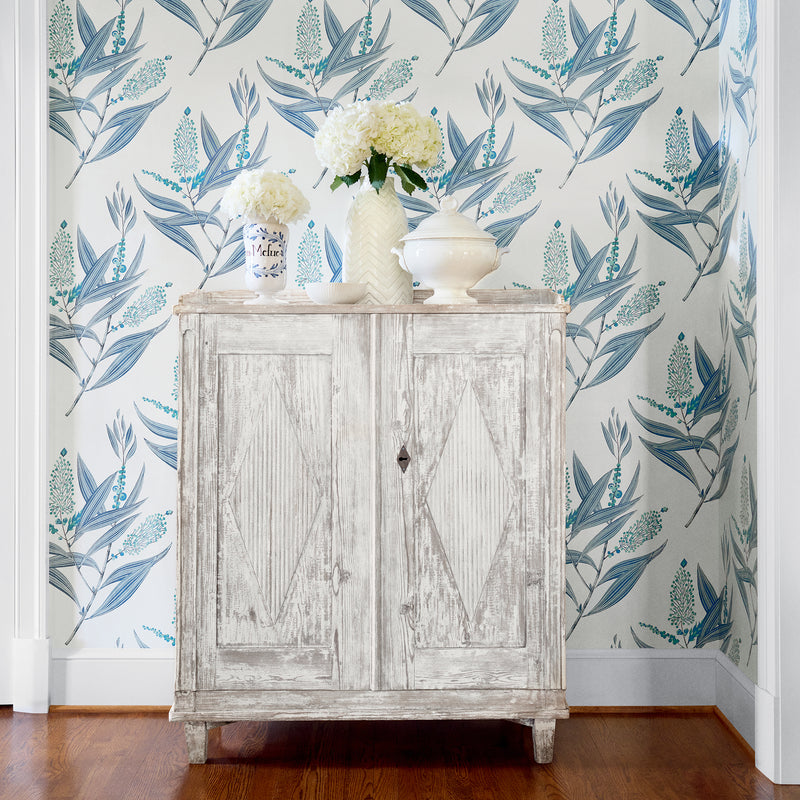 Winter Bud Willow Tree Blush Wallpaper by Anna French | AT23132