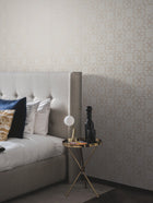 Y6200203 Serendipity Light Grey & Light Brown Dazzling Dimensions Wallpaper by York Wallcoverings