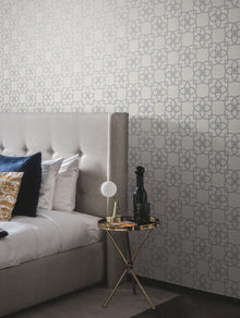 Y6200205 Serendipity Pale Grey Metallic Dazzling Dimensions Wallpaper by York Wallcoverings