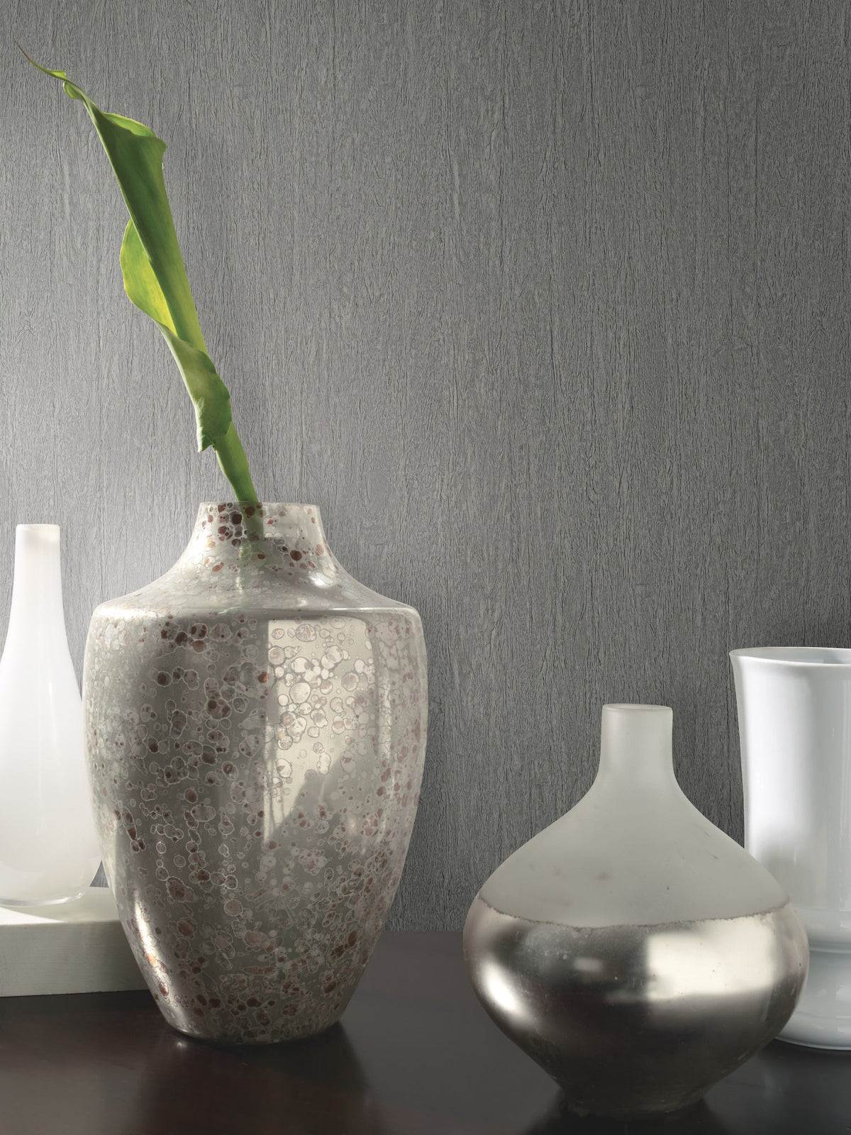 Y6201302 Natural Texture Grey Dazzling Dimensions Wallpaper by York Wallcoverings