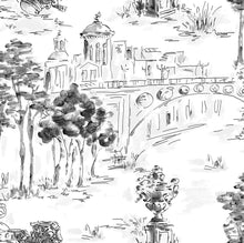 YSP0011 Paisaje Negro Toscana Wallpaper by Coordonné - flat
