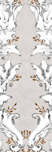 YSP0017 Ornamental Plata Toscana Wallpaper by Coordonné - flat