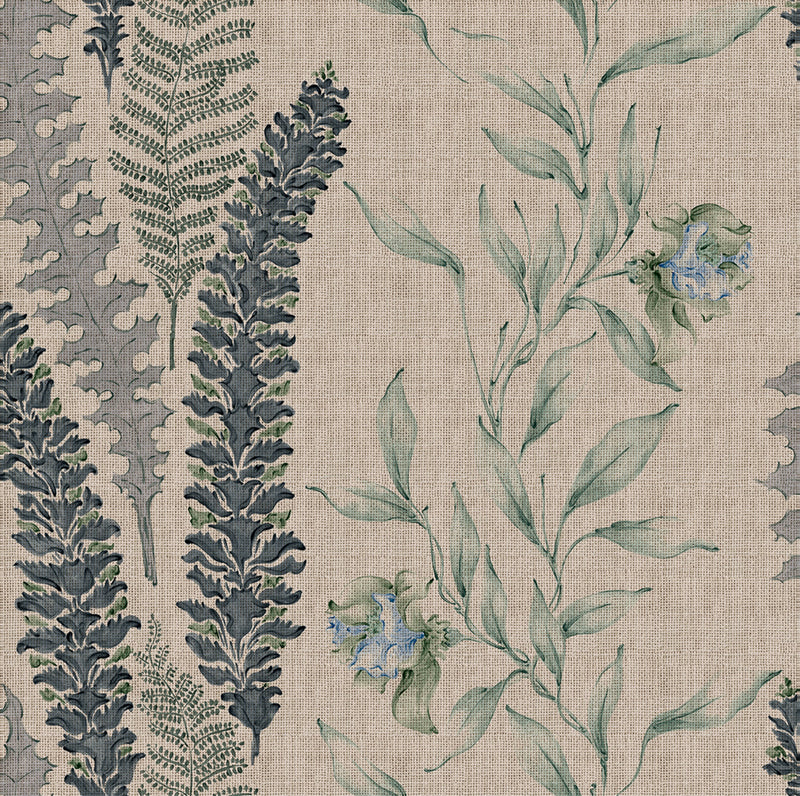 YSP0024 Floral Avio Toscana Wallpaper by Coordonné - flat