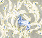 YSP0101 Exótico Indigo Indiano Wallpaper by Coordonné - flat