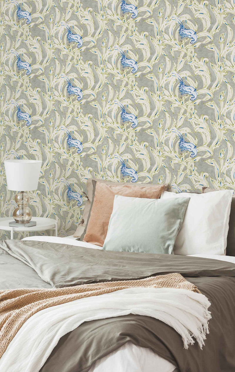YSP0101 Exótico Indigo Indiano Wallpaper by Coordonné - room