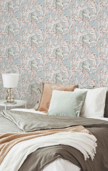 YSP0102 Exótico Celadon Indiano Wallpaper by Coordonné - room