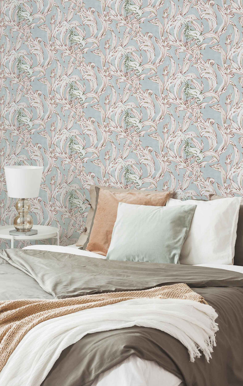 YSP0102 Exótico Celadon Indiano Wallpaper by Coordonné - room