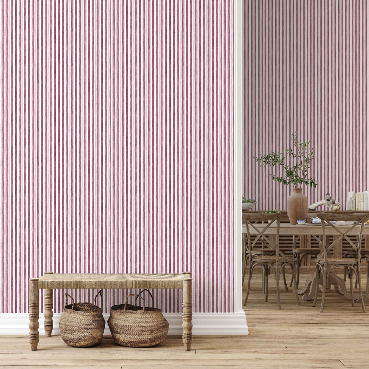 YSP0108 Colonial Cereza Indiano Wallpaper by Coordonné - room