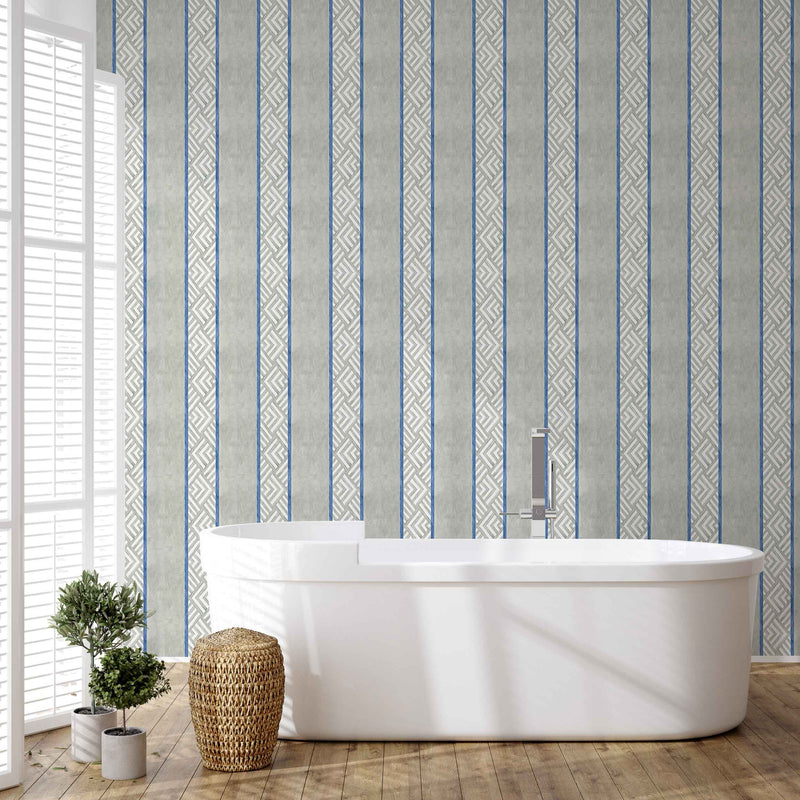 YSP0111 Galería Indigo Indiano Wallpaper by Coordonné - room