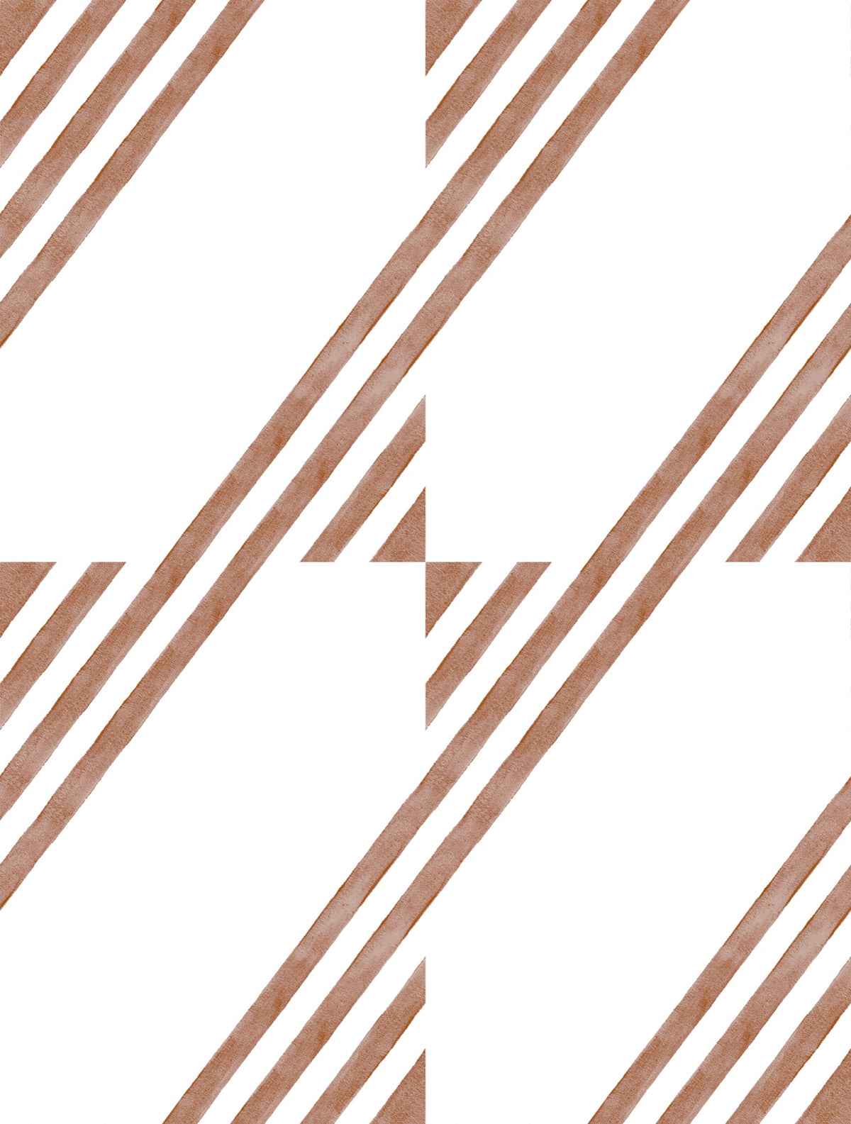 YSP0115 Guajira Siena Indiano Wallpaper by Coordonné - flat