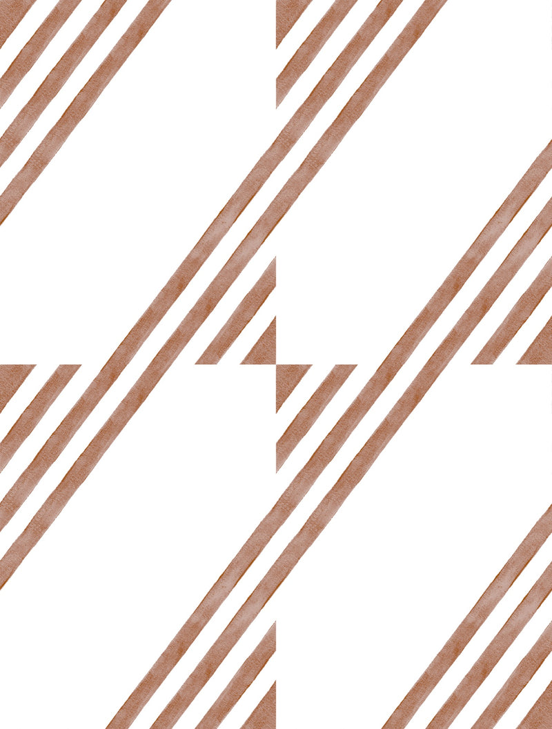 YSP0115 Guajira Siena Indiano Wallpaper by Coordonné - flat