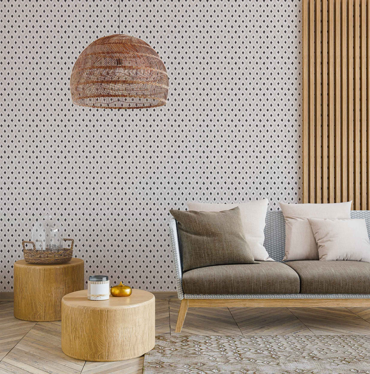 YSP0119 Animal Print Piedra Indiano Wallpaper by Coordonné - room