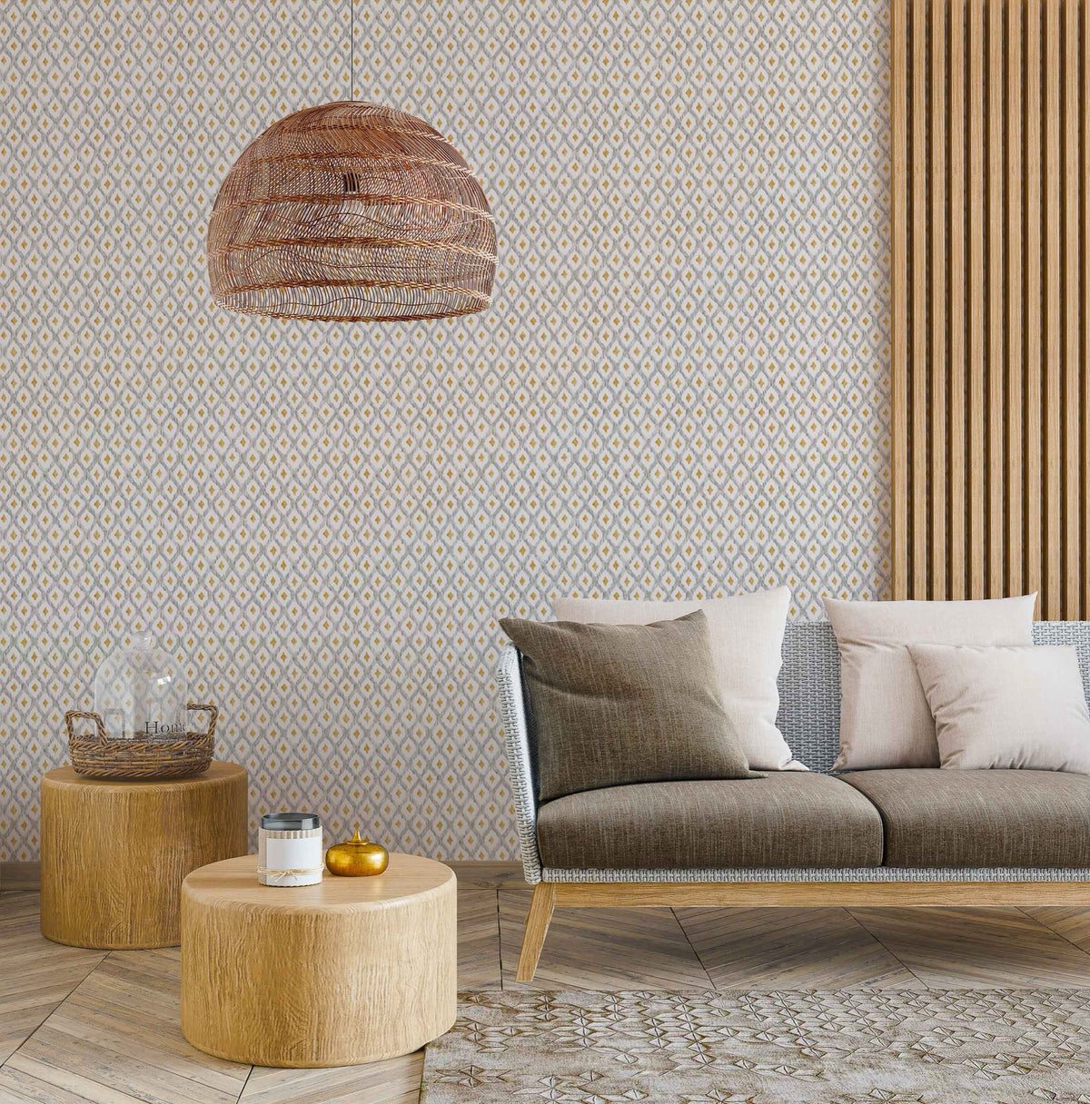 YSP0120 Animal Print Perla Indiano Wallpaper by Coordonné - room