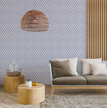 YSP0121 Animal Print Indigo Indiano Wallpaper by Coordonné - room