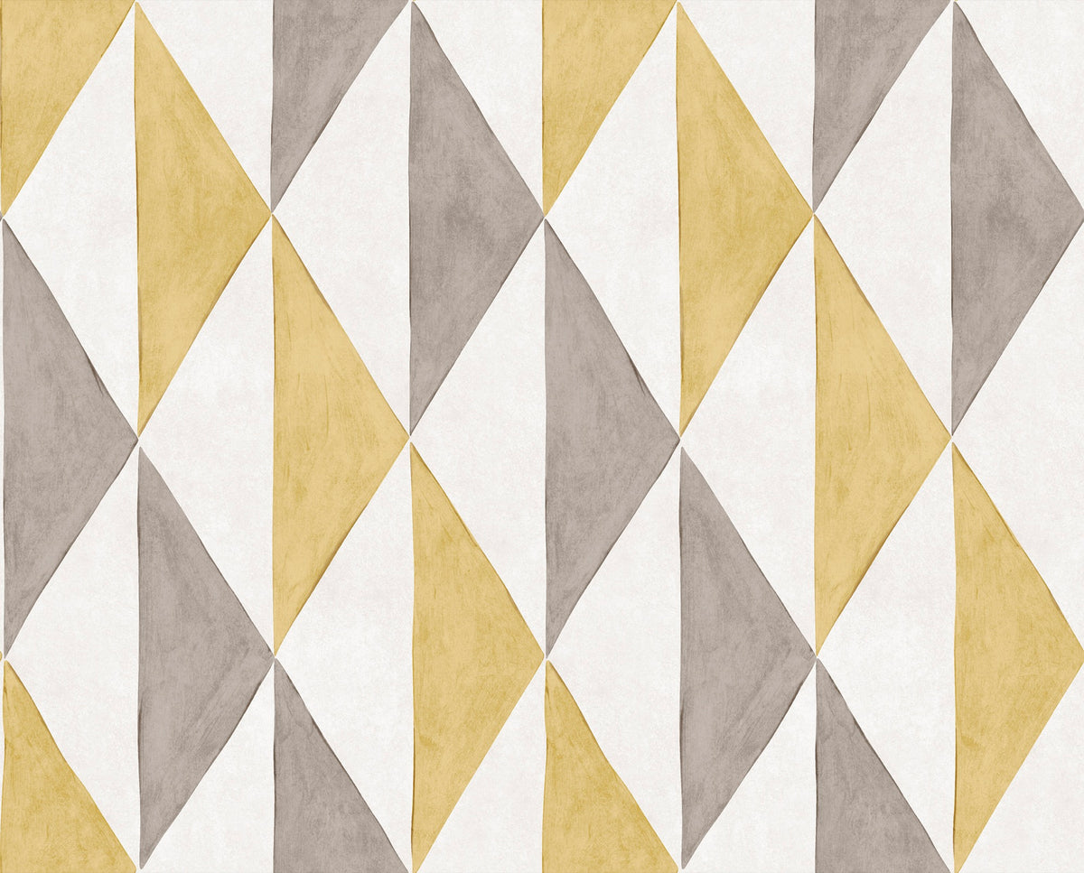 YSP0200 Maa Ocre Maasai Wallpaper by Coordonné - flat