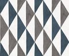 YSP0202 Maa Añil Maasai Wallpaper by Coordonné - flat