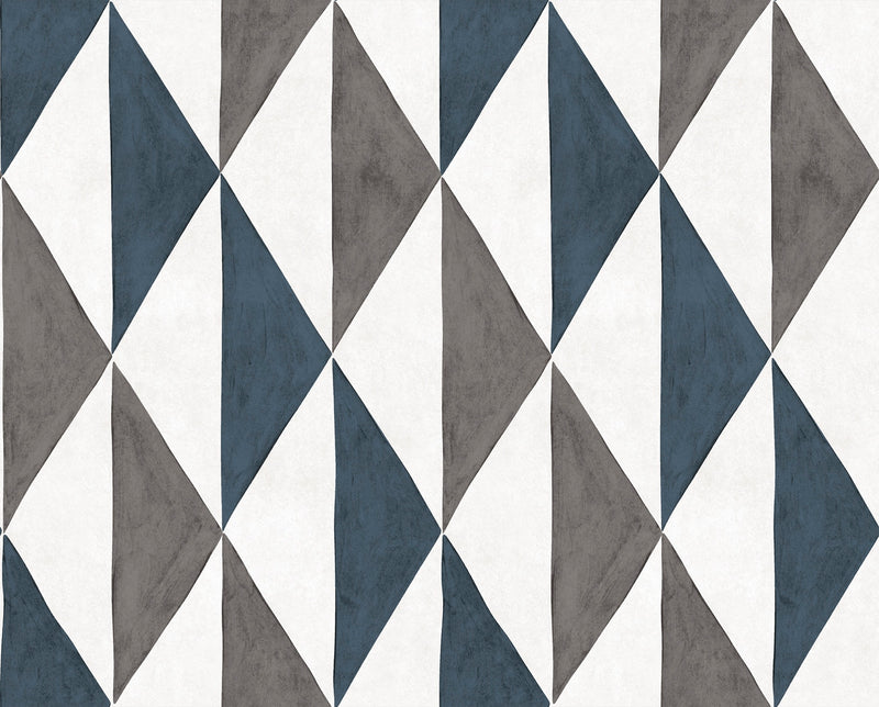YSP0202 Maa Añil Maasai Wallpaper by Coordonné - flat