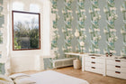 YSP0222 Riverine Aqua Maasai Wallpaper by Coordonné - room