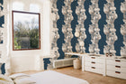 YSP0225 Riverine Añil Maasai Wallpaper by Coordonné - room