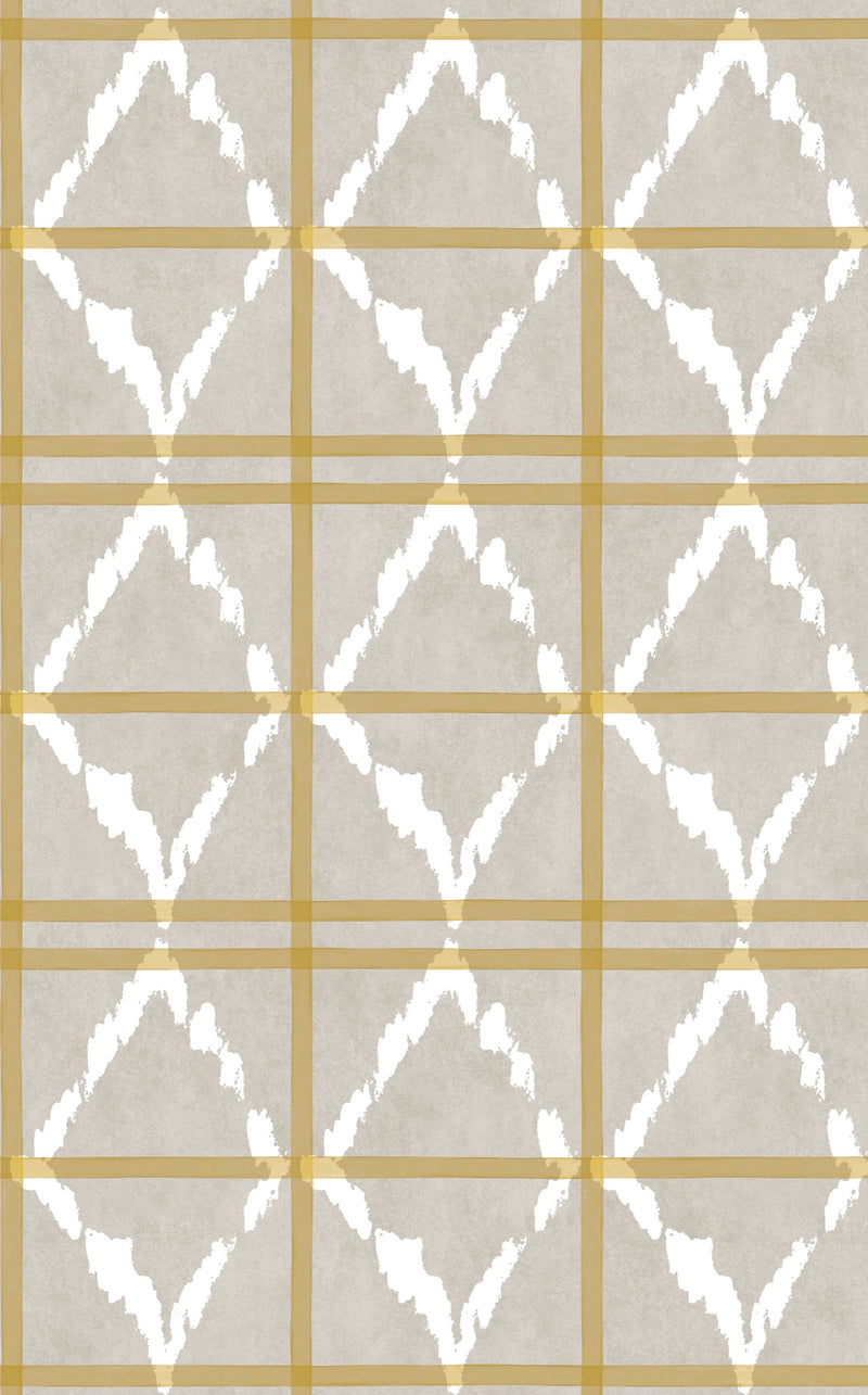 YSP0230 Shuka Ocre Maasai Wallpaper by Coordonné - flat