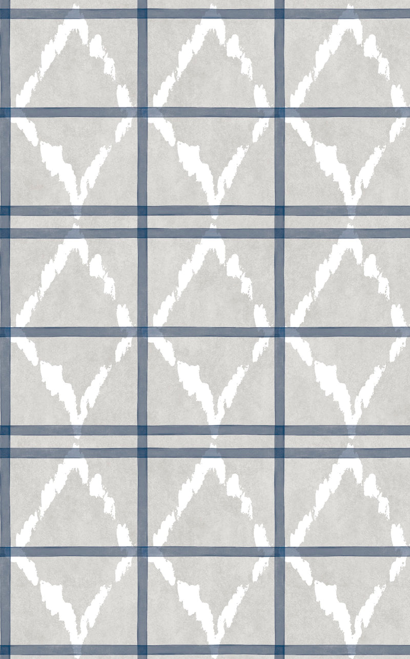 YSP0233 Shuka Añil Maasai Wallpaper by Coordonné - flat