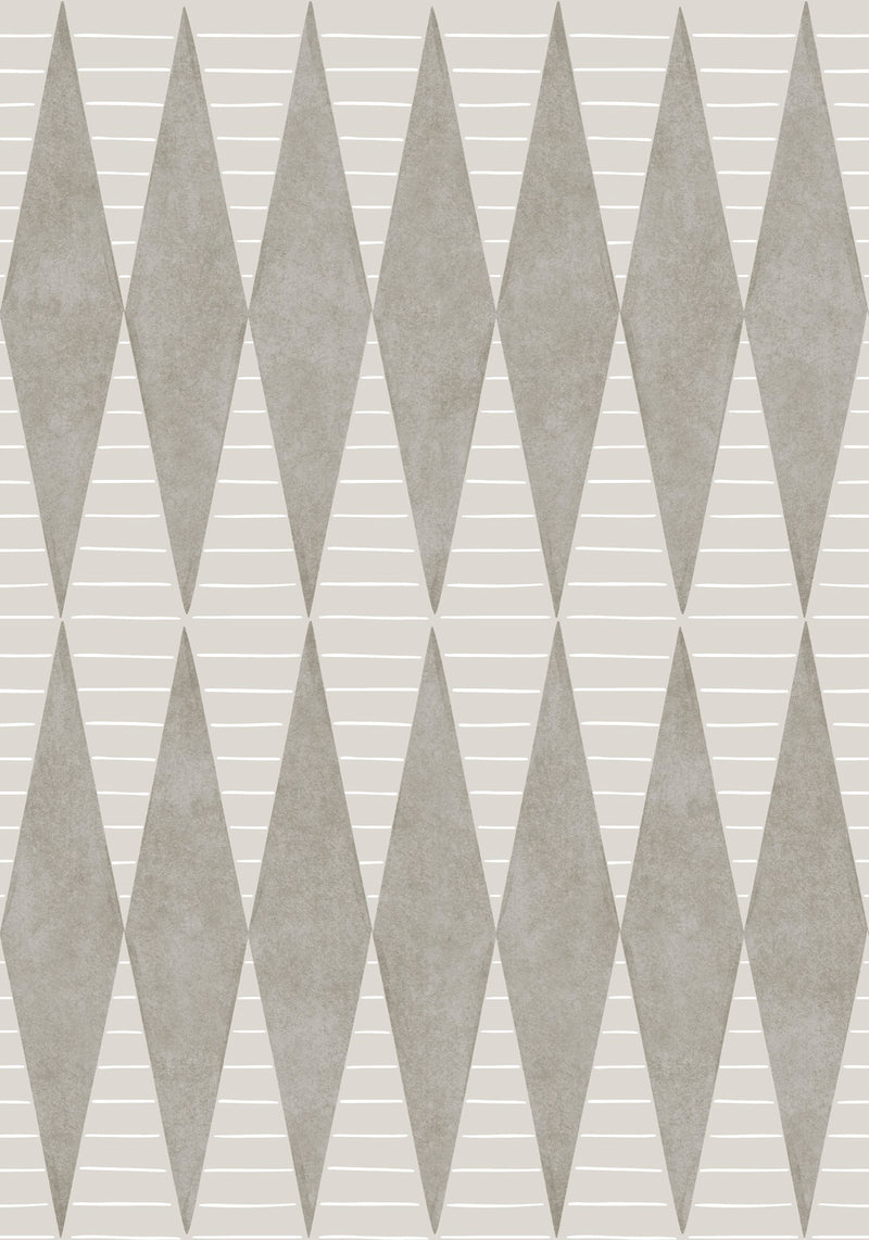 YSP0241 Warrior Plata Maasai Wallpaper by Coordonné - flat