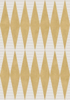YSP0242 Warrior Ocre Maasai Wallpaper by Coordonné - flat