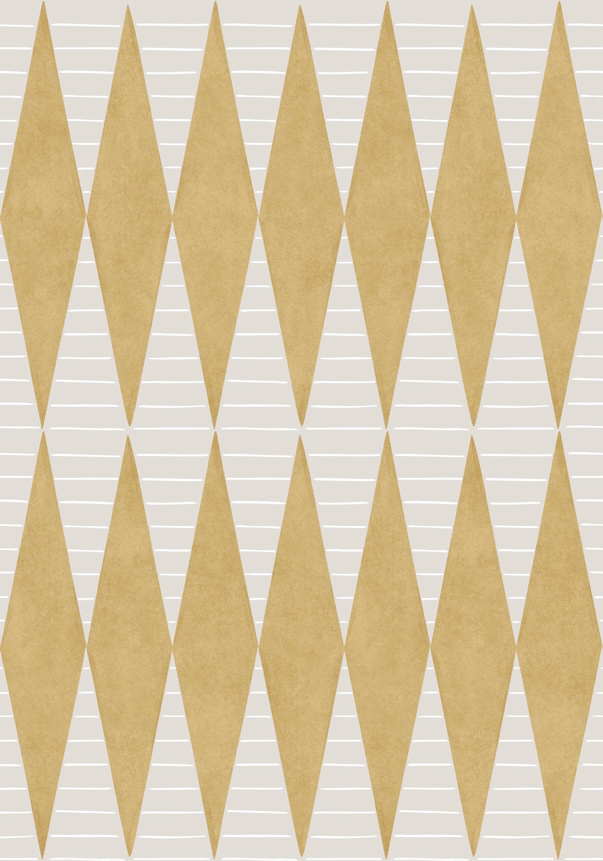 YSP0242 Warrior Ocre Maasai Wallpaper by Coordonné - flat