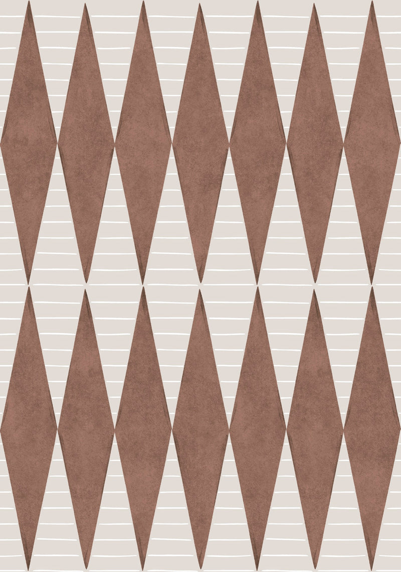 YSP0243 Warrior Adobe Maasai Wallpaper by Coordonné - flat