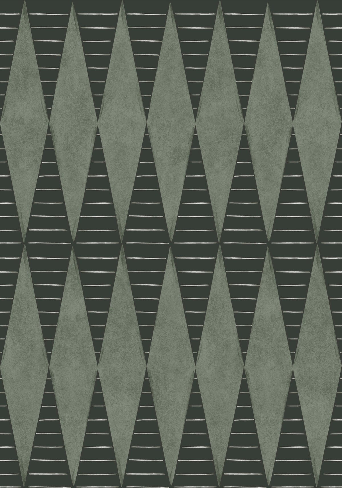 YSP0244 Warrior Menta Maasai Wallpaper by Coordonné - flat