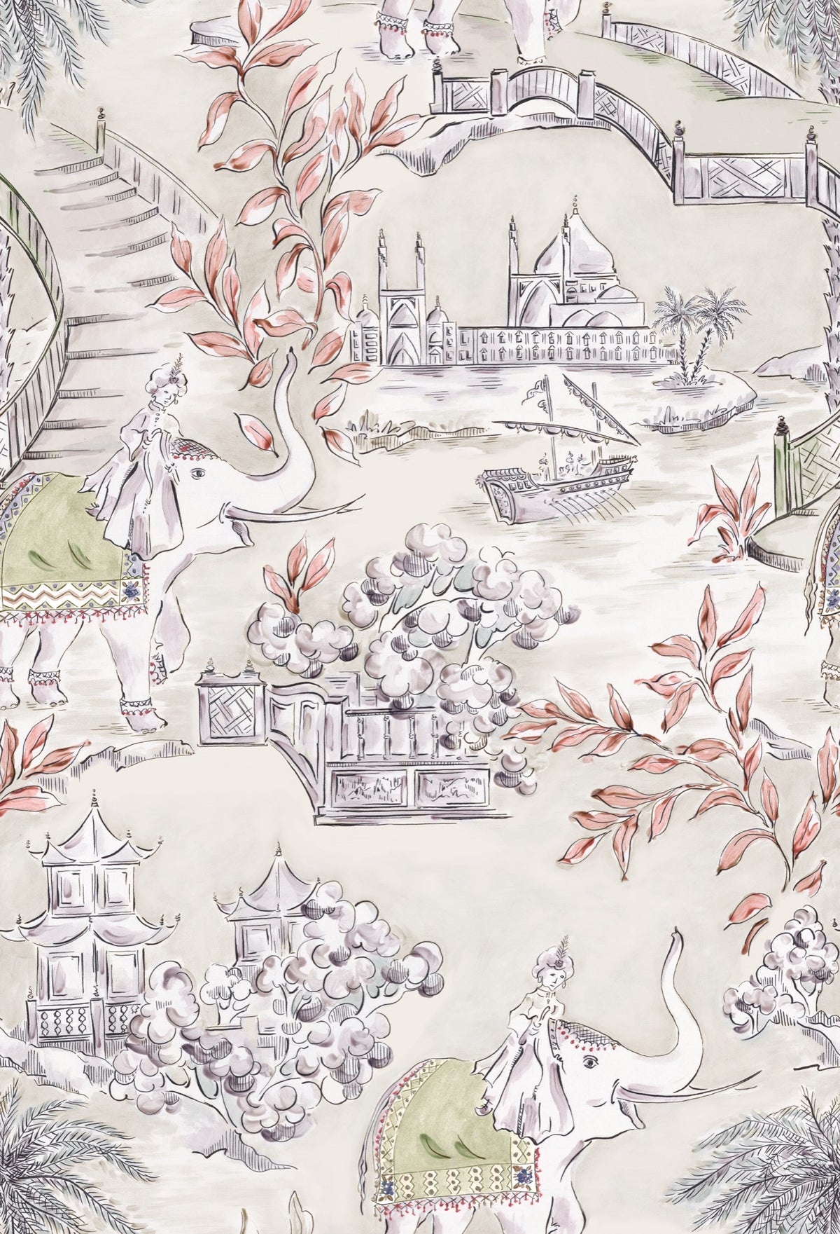YSP0301 Nabateo Arena Petra Wallpaper by Coordonné - flat