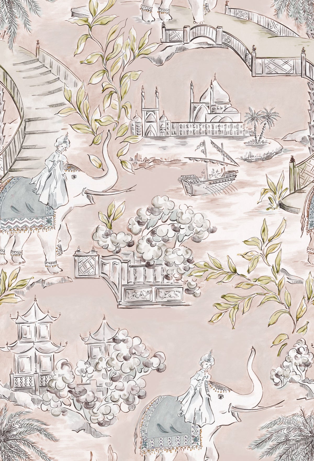 YSP0302 Nabateo Arenisca Petra Wallpaper by Coordonné - flat