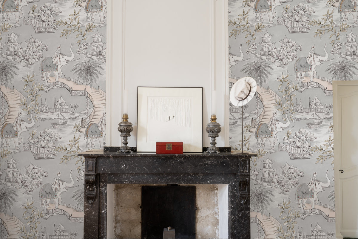 YSP0303 Nabateo Plomo Petra Wallpaper by Coordonné - room