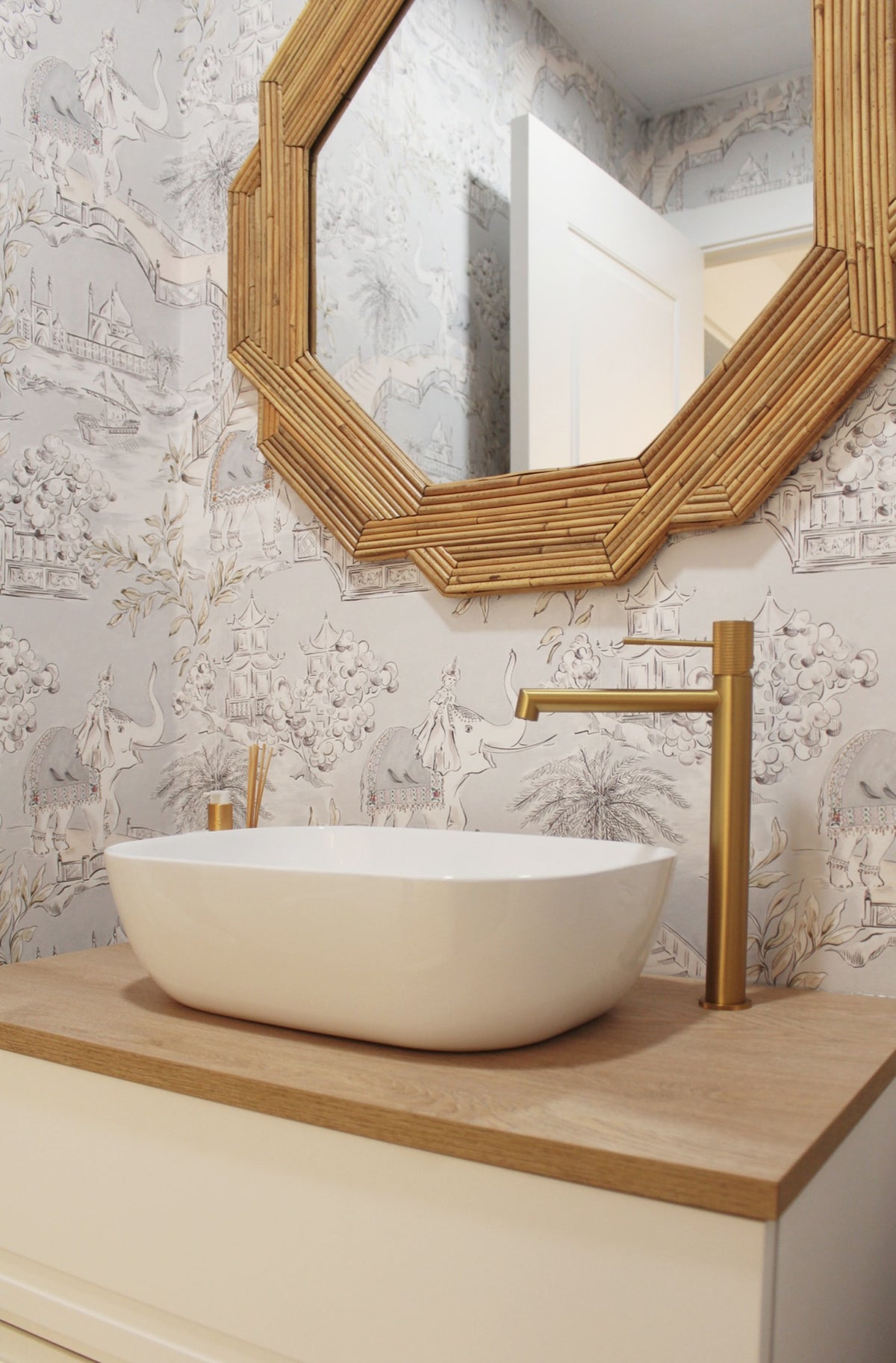 YSP0303 Nabateo Plomo Petra Wallpaper by Coordonné - room