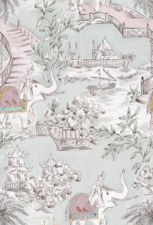 YSP0304 Nabateo Celadón Petra Wallpaper by Coordonné - flat