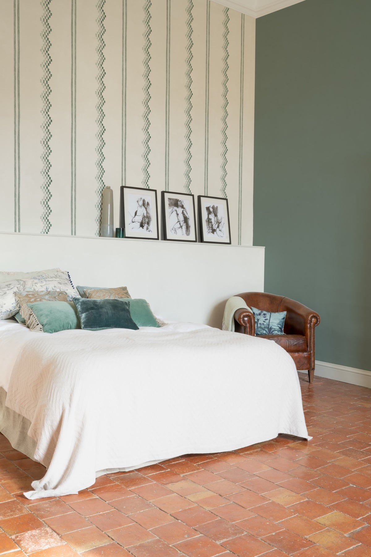 YSP0309 Ruta Celadón Petra Wallpaper by Coordonné - room