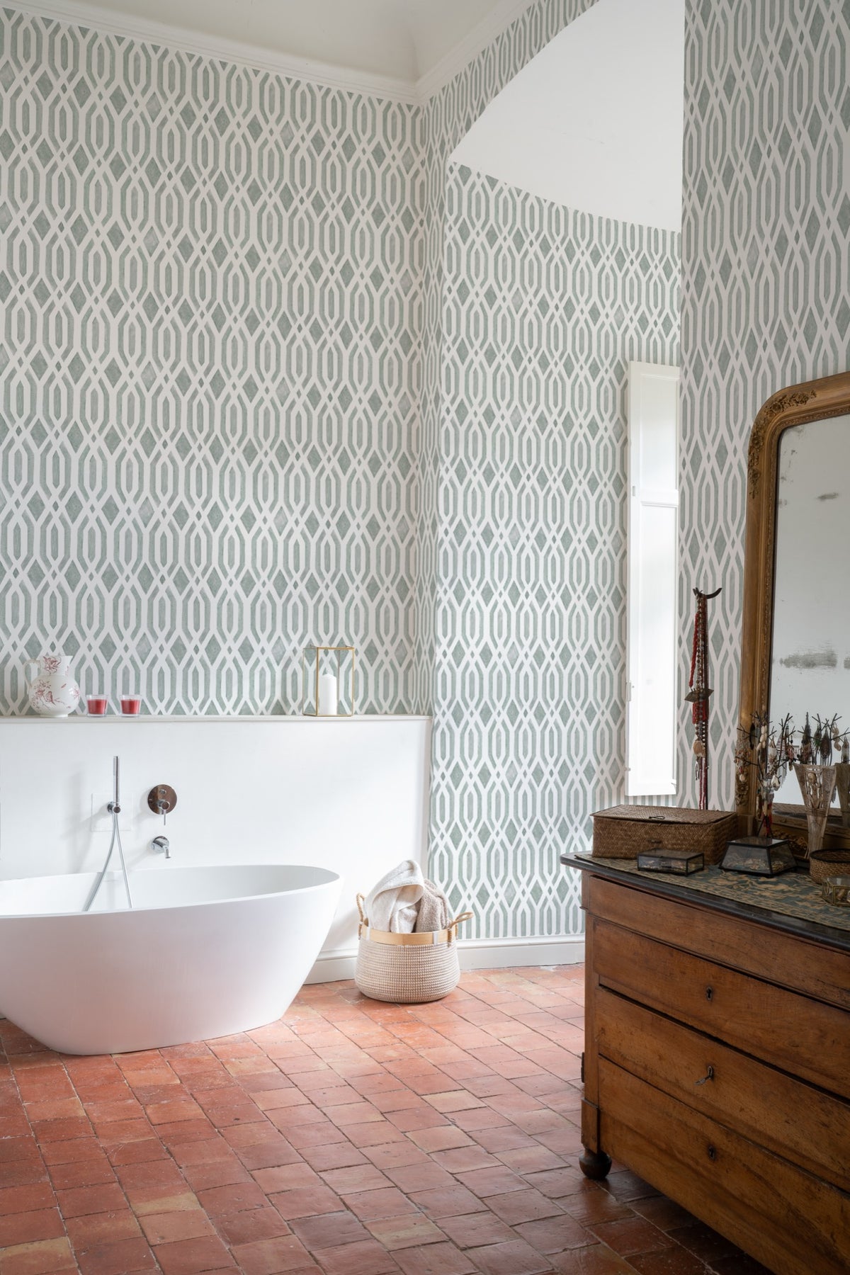 YSP0312 Canales Celadón Petra Wallpaper by Coordonné - room
