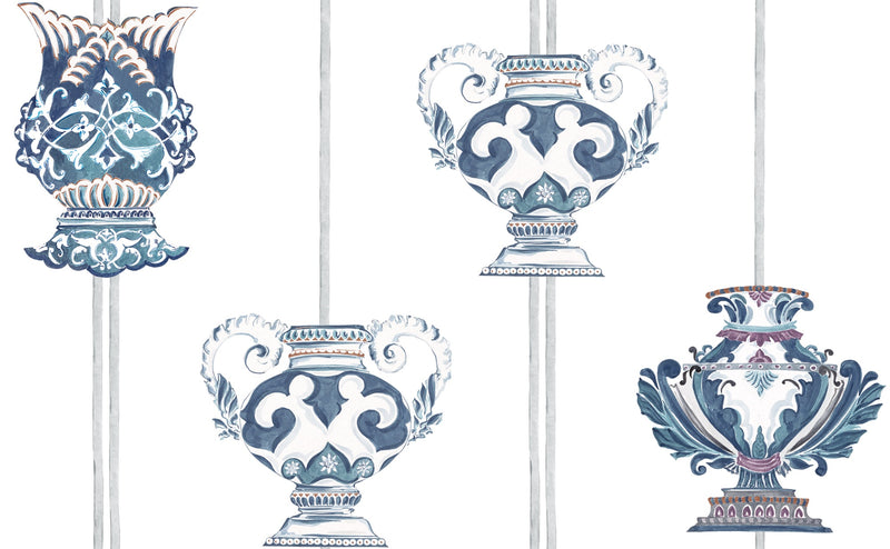 YSP0321 Ánfora Cristal Petra Wallpaper by Coordonné - flat