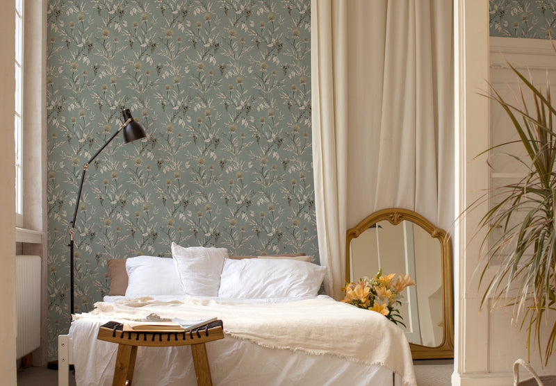 YSP0400 Silvestre Sage Palacio de Cristal Wallpaper by Coordonné - room