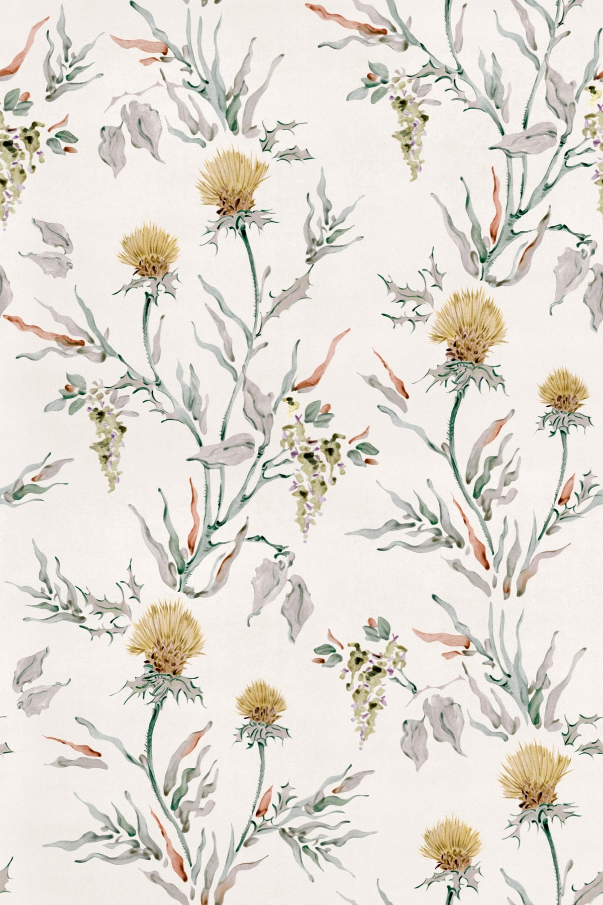 YSP0403 Silvestre Curry Palacio de Cristal Wallpaper by Coordonné - flat