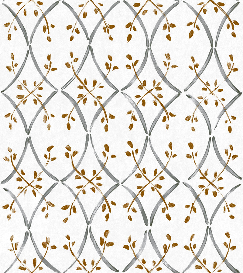 YSP0407 Forja Plata Palacio de Cristal Wallpaper by Coordonné - flat