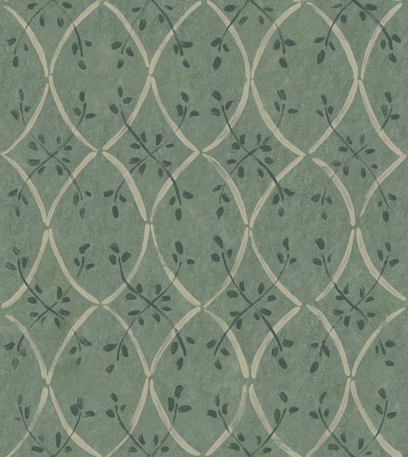 YSP0408 Forja Sage Palacio de Cristal Wallpaper by Coordonné - flat