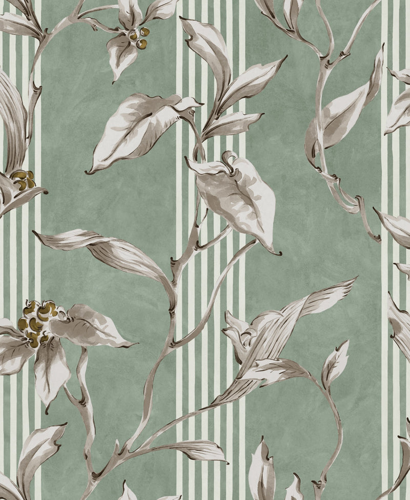 YSP0417 Trepadora Sage Palacio de Cristal Wallpaper by Coordonné - flat