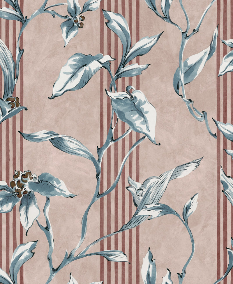 YSP0419 Trepadora Rosaceo Palacio de Cristal Wallpaper by Coordonné - flat