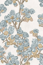 YSP0502 Field Maple Aqua Cotswolds Wallpaper by Coordonné - flat