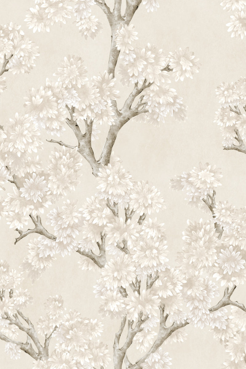 YSP0504 Field Maple Bone Cotswolds Wallpaper by Coordonné - flat