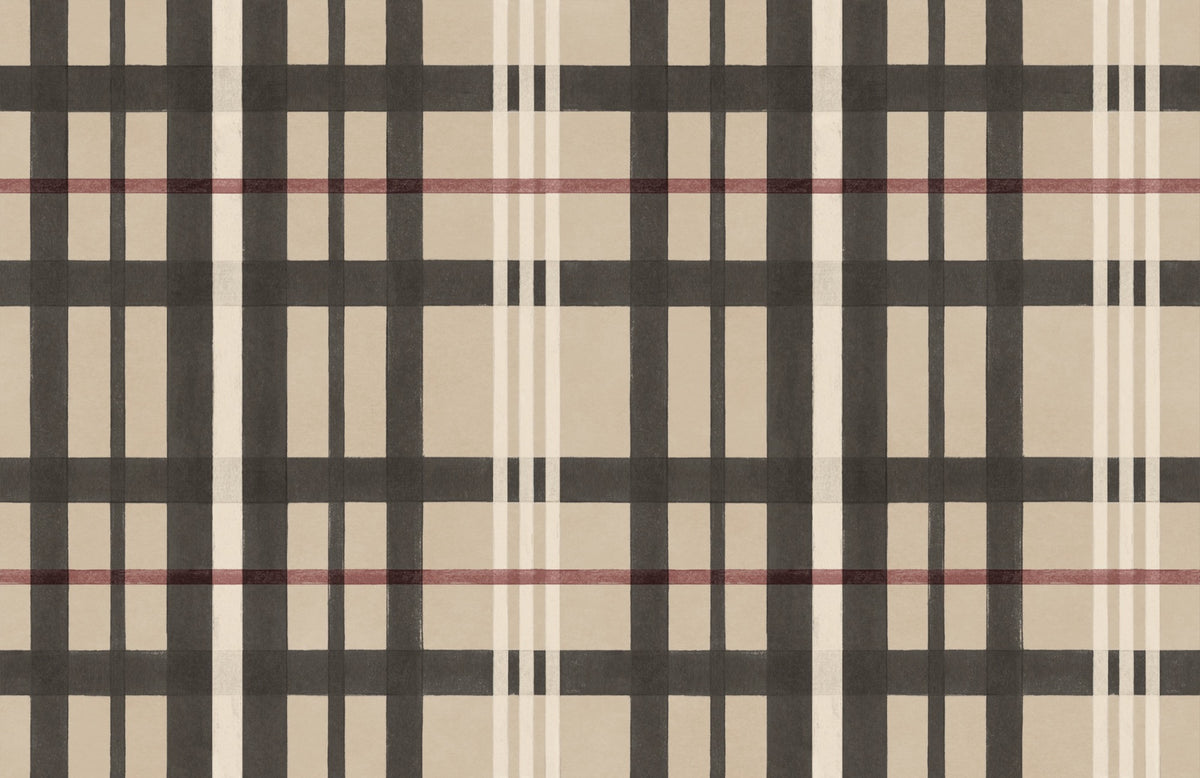 YSP0508 Clan's Check Sunny Cotswolds Wallpaper by Coordonné - flat