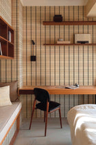 YSP0509 Clan's Check Black Cotswolds Wallpaper by Coordonné - room